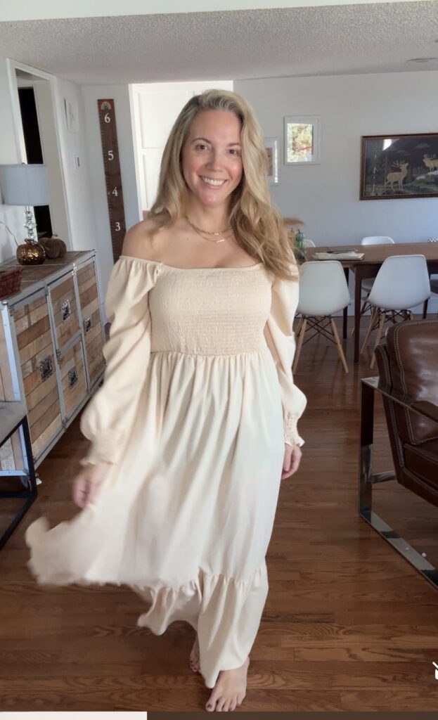 the perfect dress for christmas photos