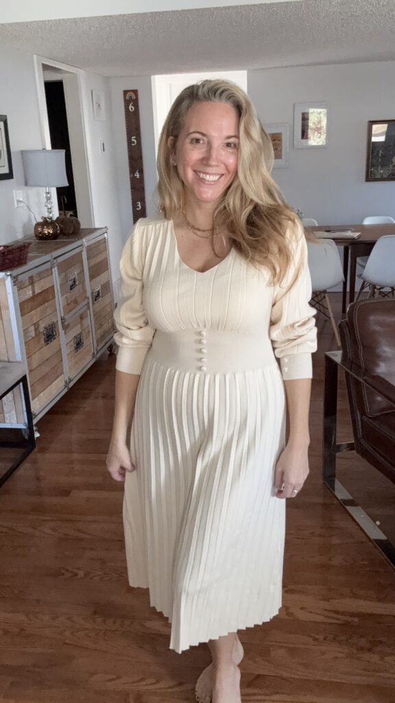 the perfect dress for christmas photos