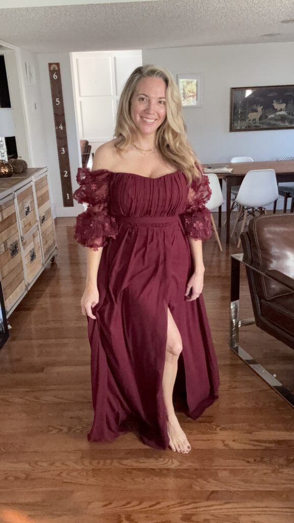 the perfect dress for christmas photos