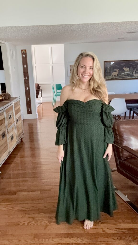 the perfect dress for christmas photos